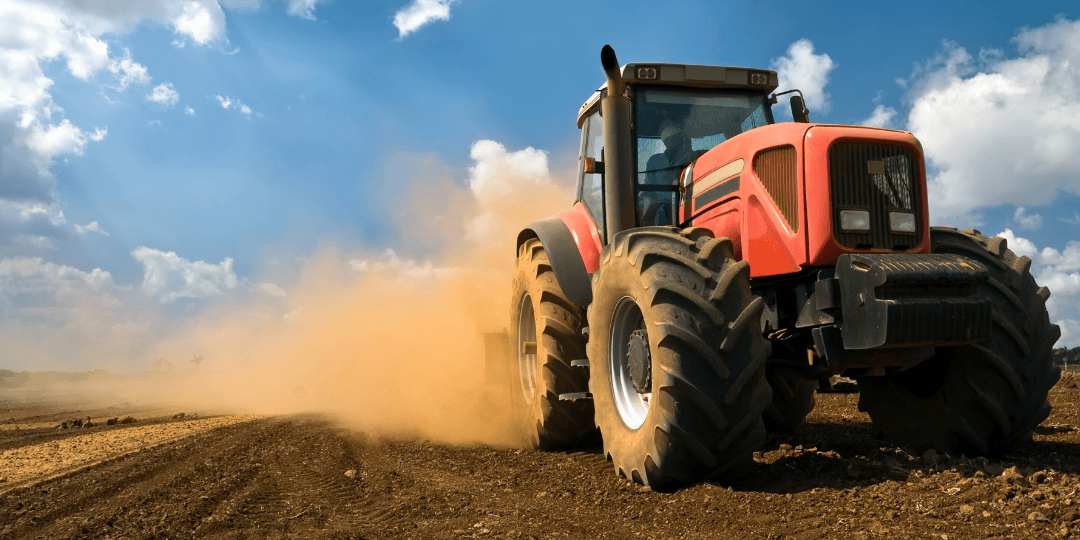 Tractor in Field