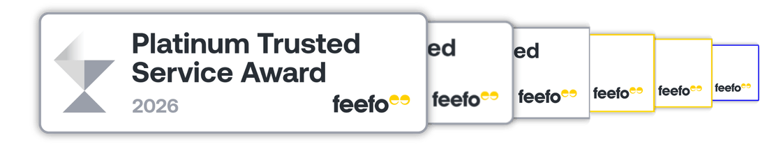 Feefo Platinum Service Badge 2026