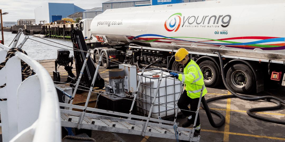 Man in Hi Vis with Your NRG Tanker