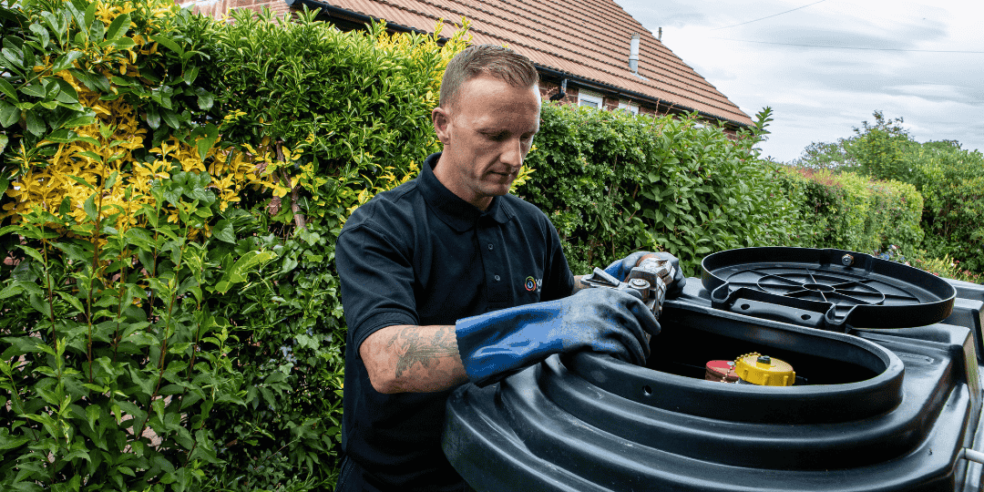 Man Refilling Fuel Tank